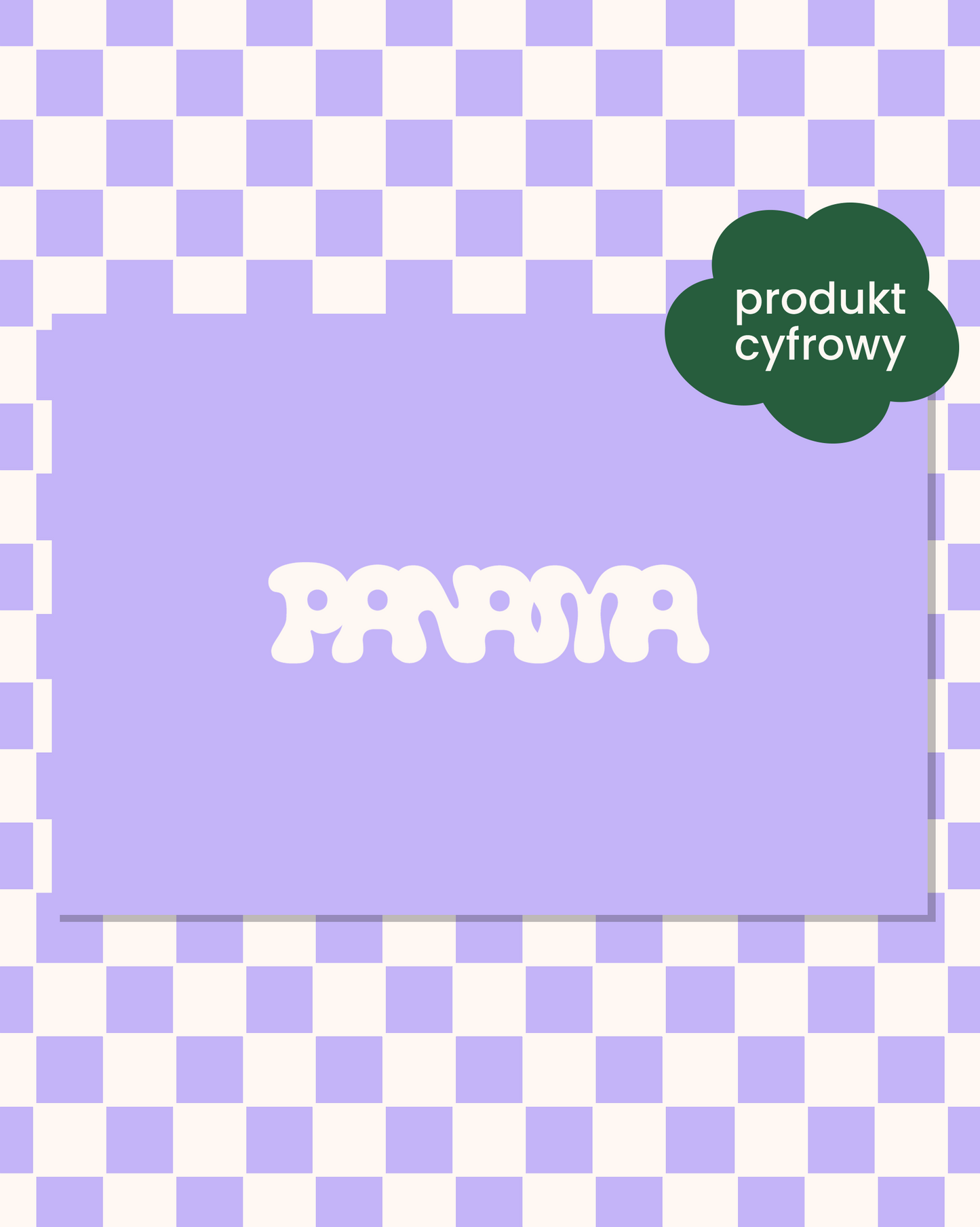 Przód cyfrowej karty podarunkowej na wybrana kwotę.