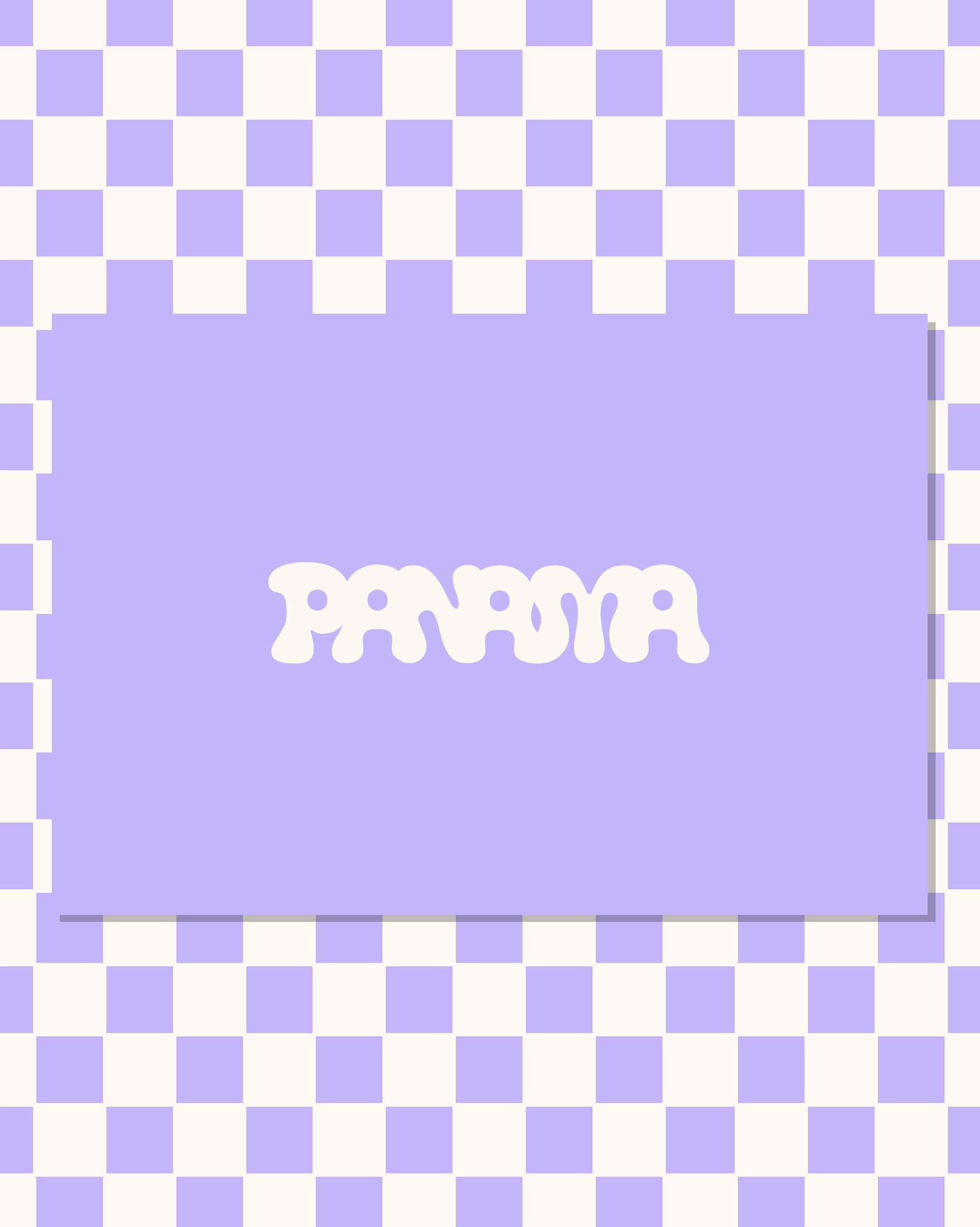 Przód drukowanej, papierowej karty podarunkowej na dowolną kwotę.