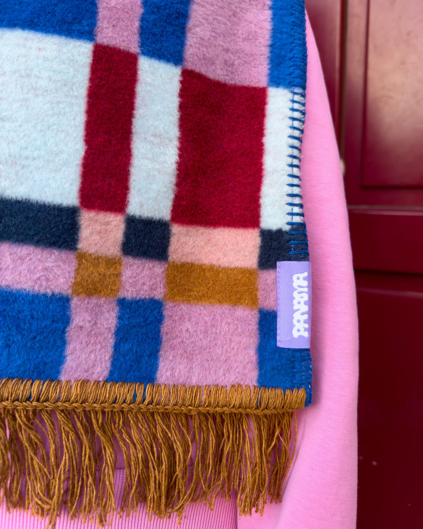 MADRAS szalik żakardowy