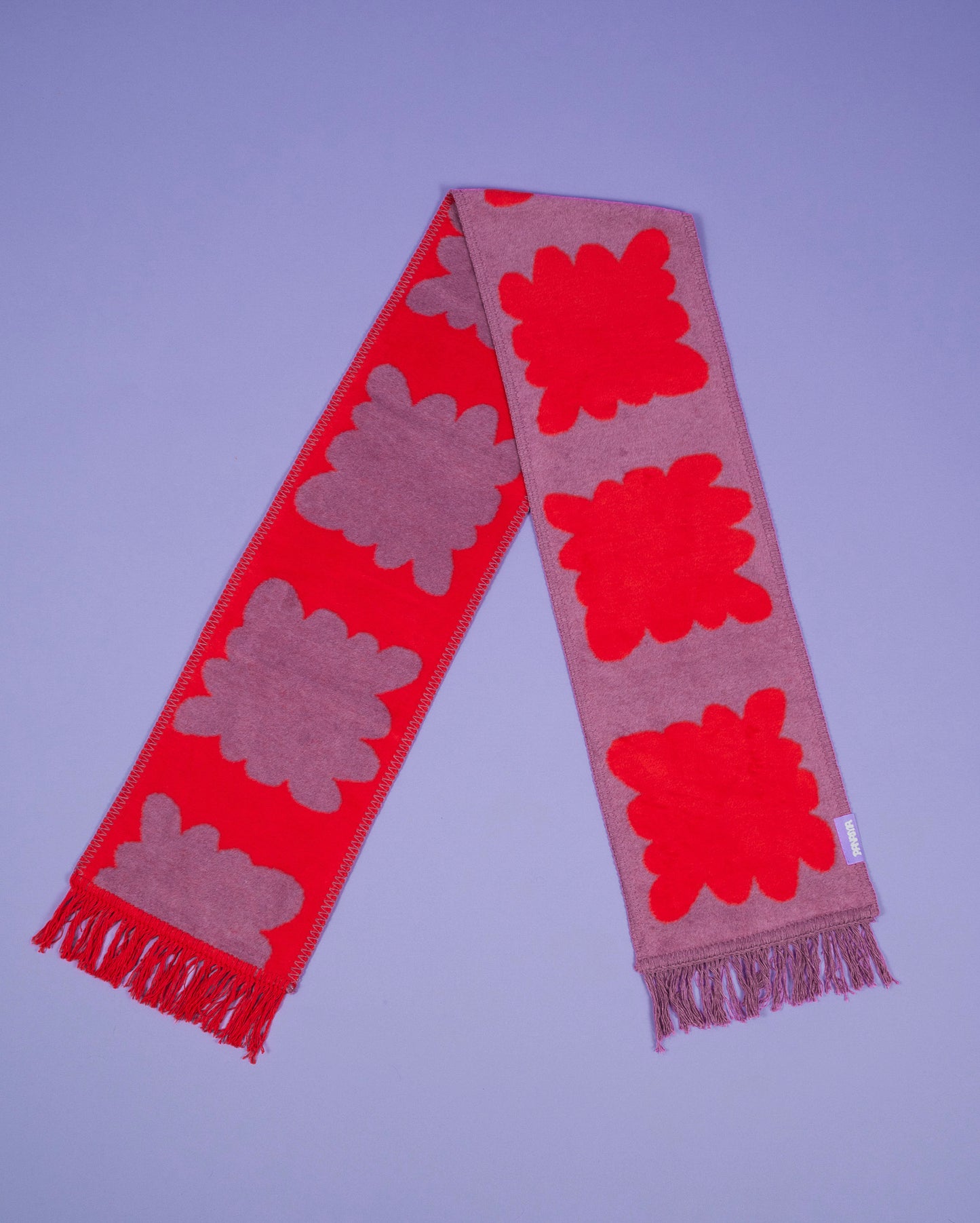 BISCUIT jacquard scarf