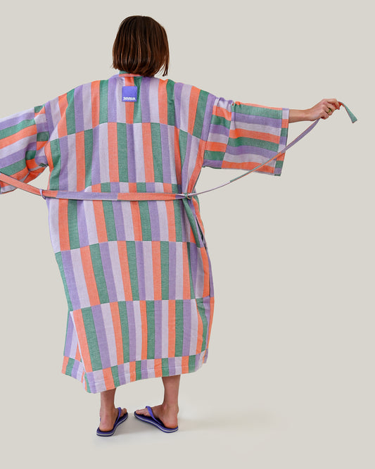PORTO jacquard bathrobe