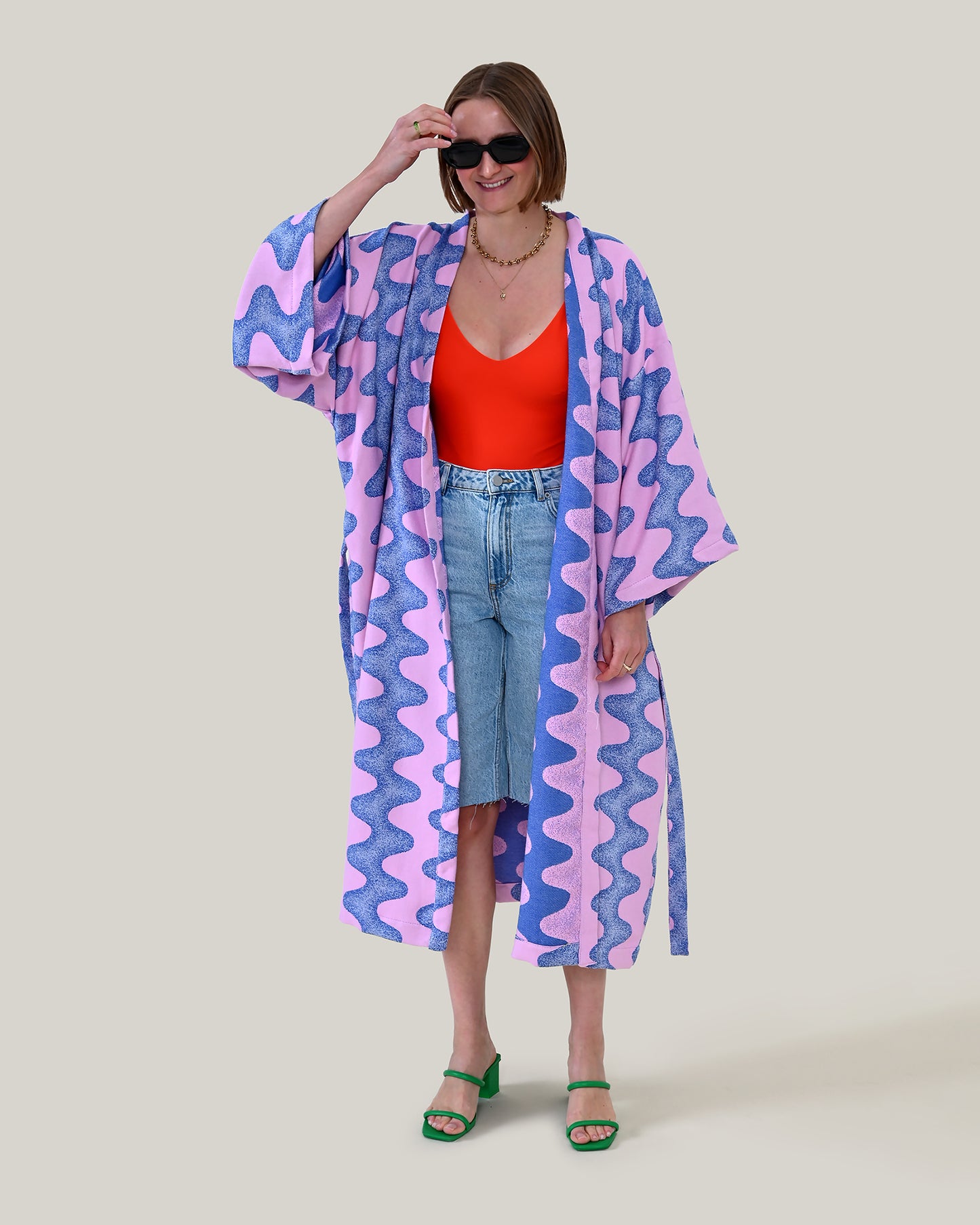 FALA jacquard bathrobe