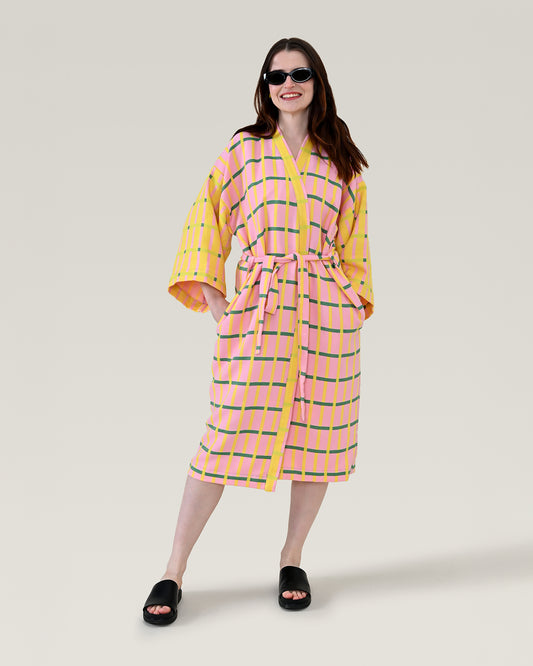 MAMBA jacquard bathrobe