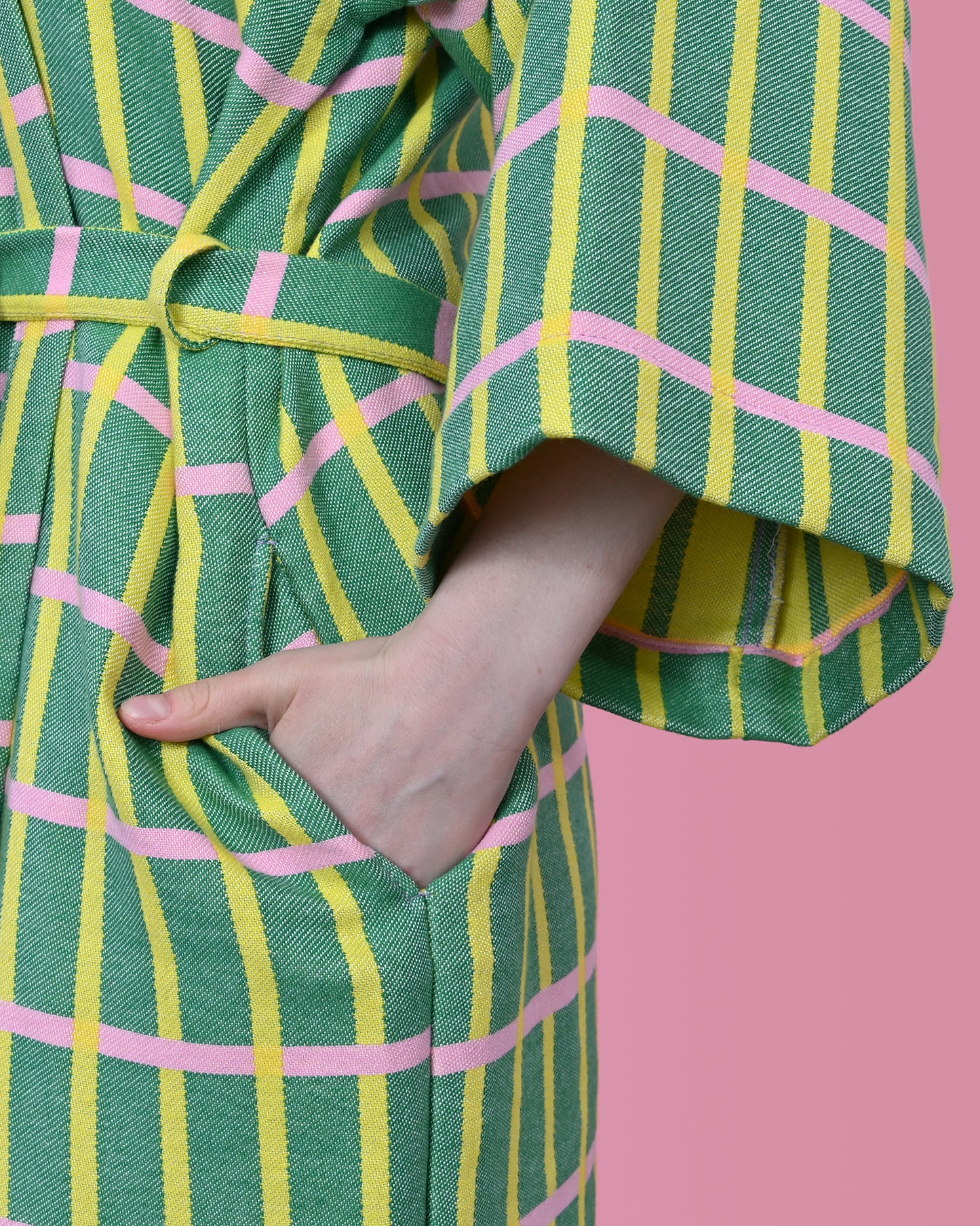 PLOT jacquard bathrobe