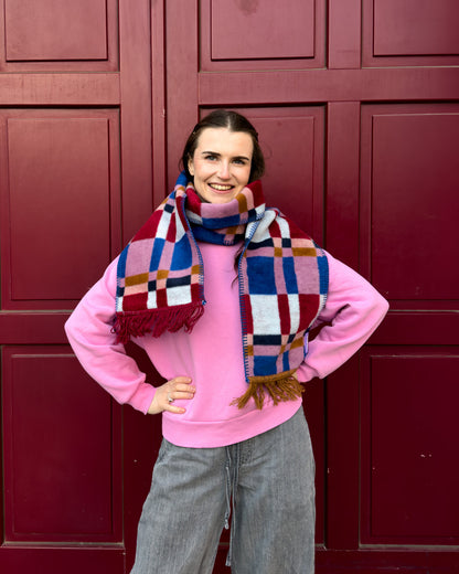 MADRAS szalik żakardowy