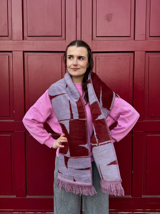 PAPILLON szalik żakardowy