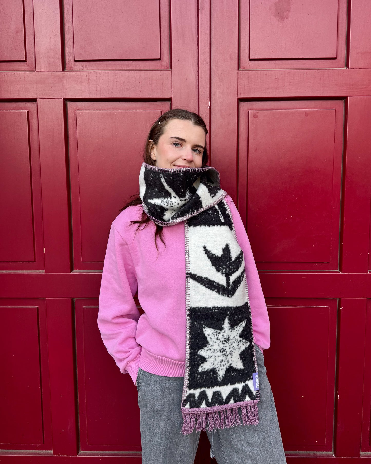 PETITES szalik żakardowy