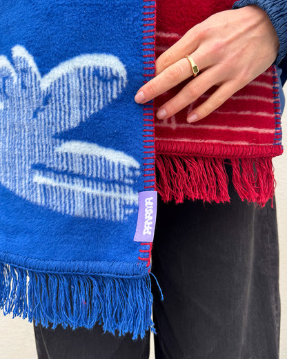 DWA PSY szalik żakardowy