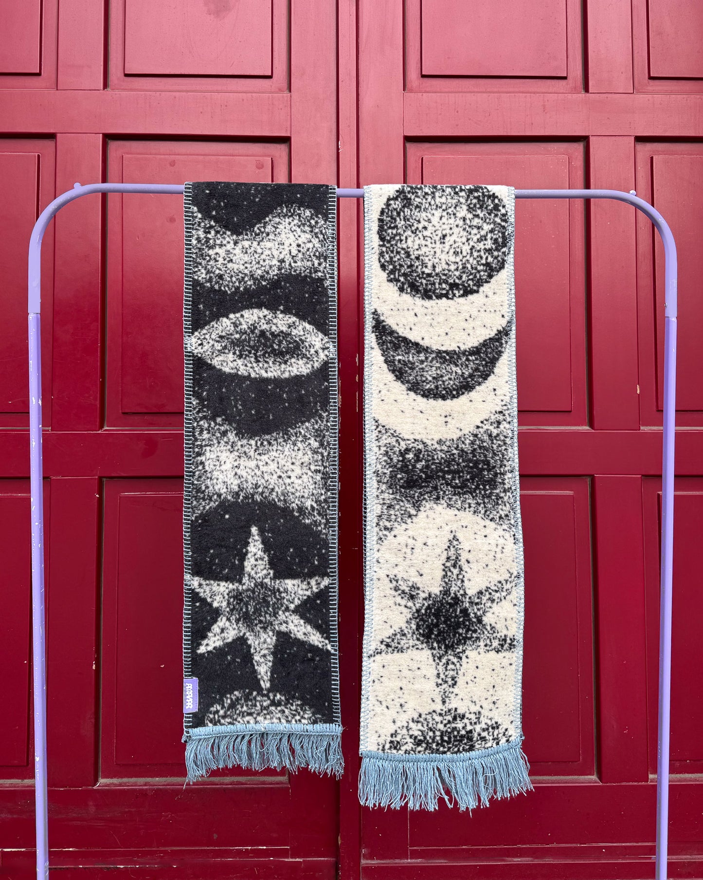 AURORA szalik żakardowy