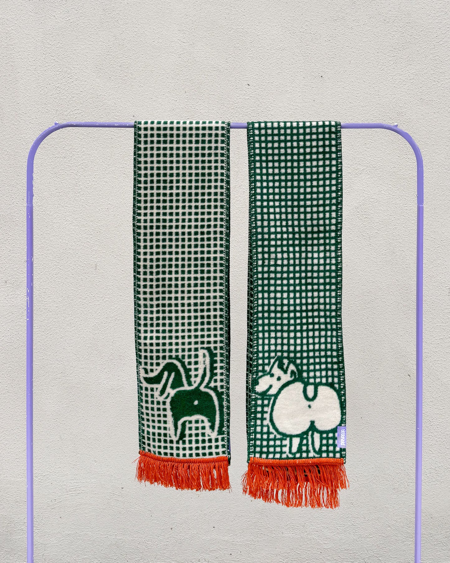 ZADKI szalik żakardowy