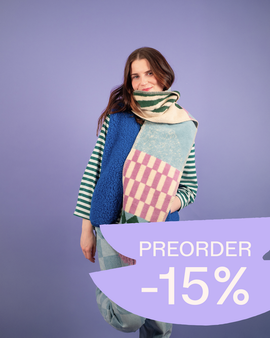 KAWUSIA szalik żakardowy