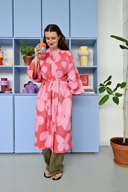 MALINA jacquard bathrobe