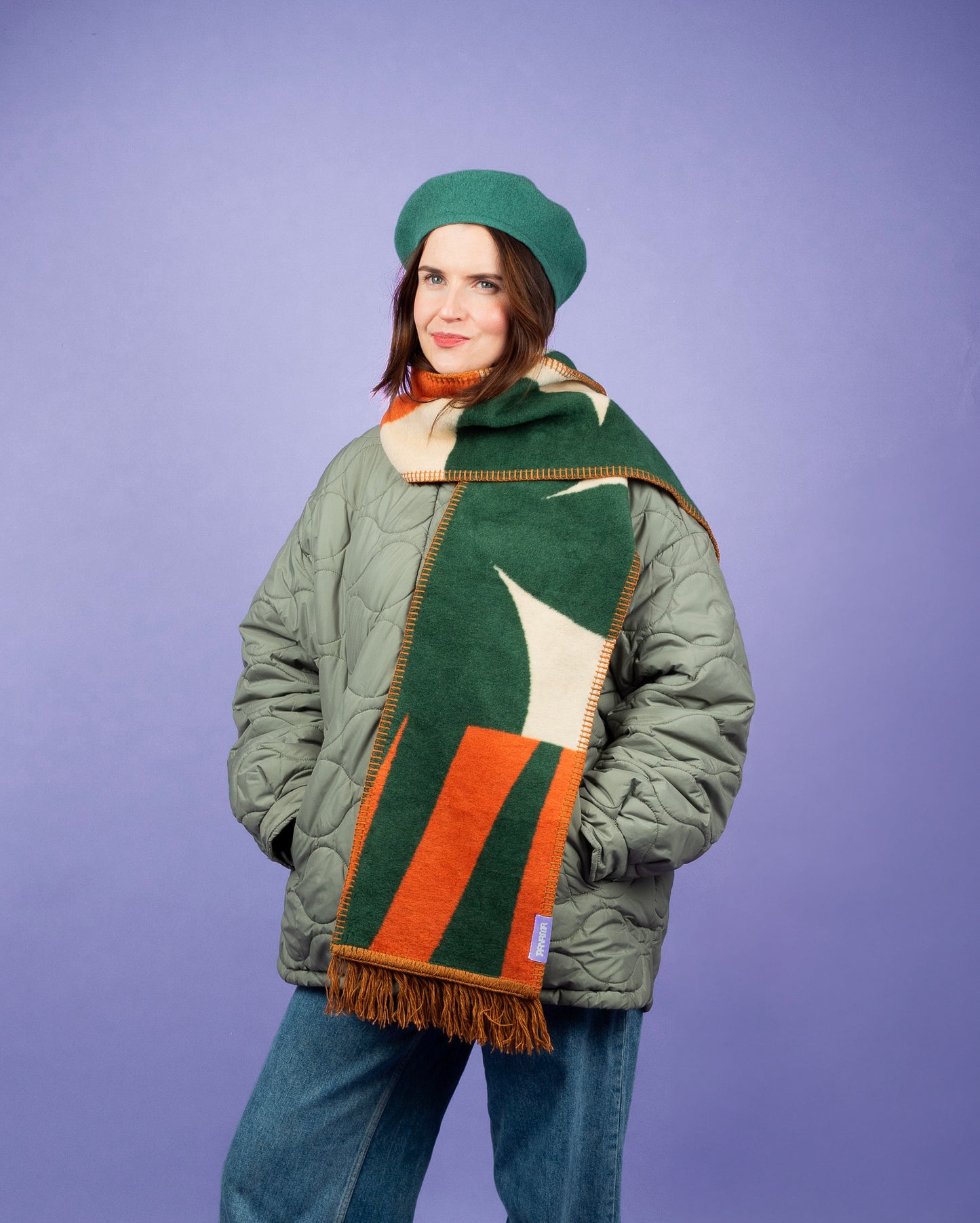 BONUS szalik żakardowy