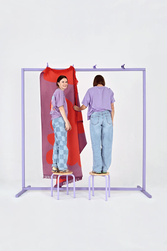 HERBATNIK pled żakardowy